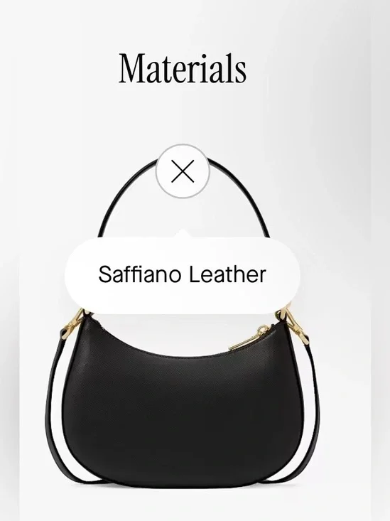 kate spade Black Saffiano Crescent Shoulder Bag w/matching card case. NWT - Picture 9 of 16